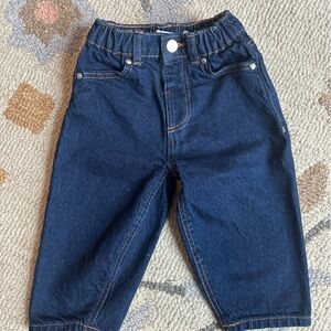 Zara Baby Barrel Leg Dark Denim